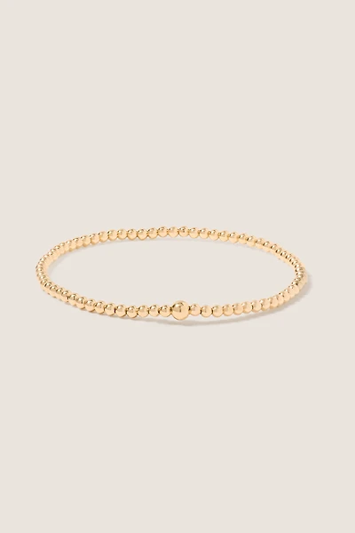 Classic Gold 2.5mm Bead Bracelet