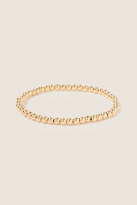 Classic Gold 4mm Bead Bracelet