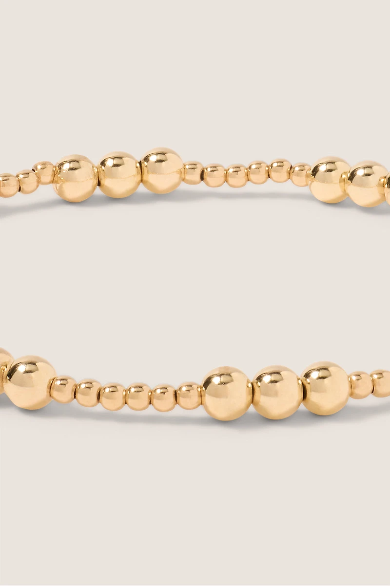 Classic Joy Pattern 4mm Bead Bracelet