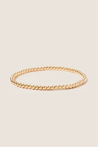 Classic Gold 3mm Bead Bracelet