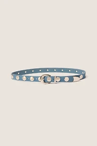 Brett Studded Suede Belt