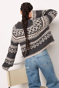 Fairisle Crew Neck Sweater