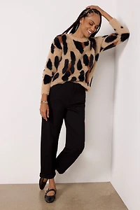 Rolled Straight leg Trouser