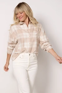 River Plaid Button Up