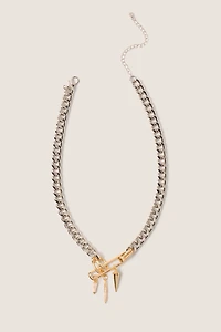 Bassett Two Tone Necklace