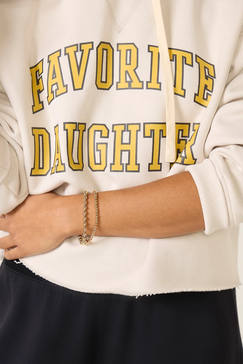 The Cropped Collegiate Hoodie