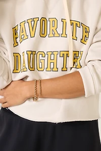 The Cropped Collegiate Hoodie
