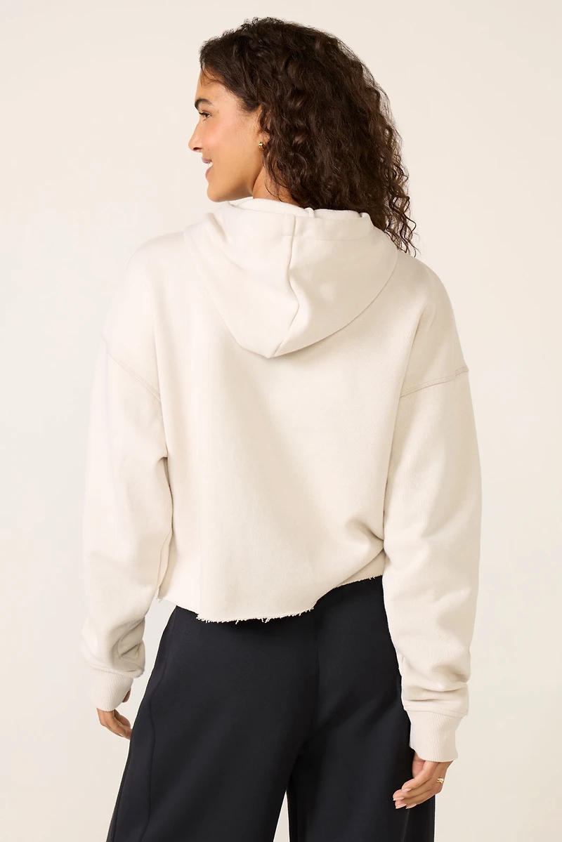 The Cropped Collegiate Hoodie
