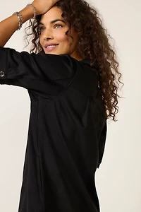 Fowler Faux Suede Shift Dress