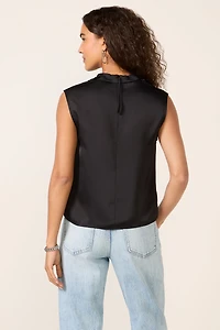 Better Than Silk Sleeveless Cowl Neck Top