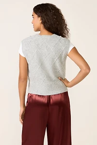 Noma Rhinestone Sweater Vest