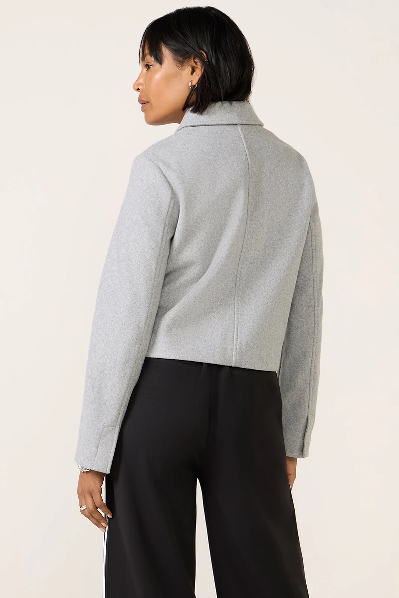 Lennox Stretch Wool Zip Jacket
