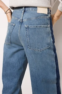 Ayla Baggy w Tuxedo Stripe