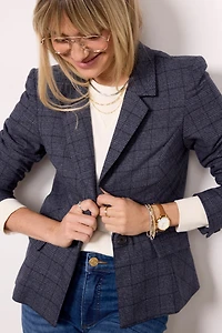 Asher Plaid Blazer