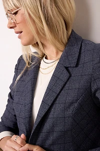 Asher Plaid Blazer