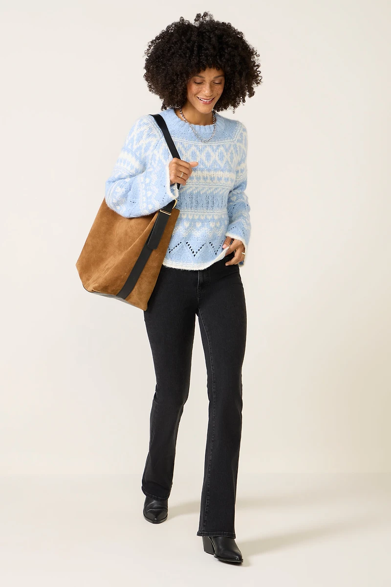 Fairisle Crew Neck Sweater