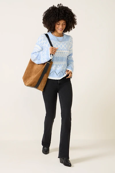 Fairisle Crew Neck Sweater