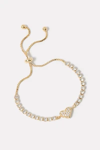 Nolan Heart Pull Bracelet