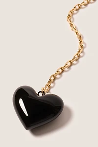 Carina Heart Drop Necklace