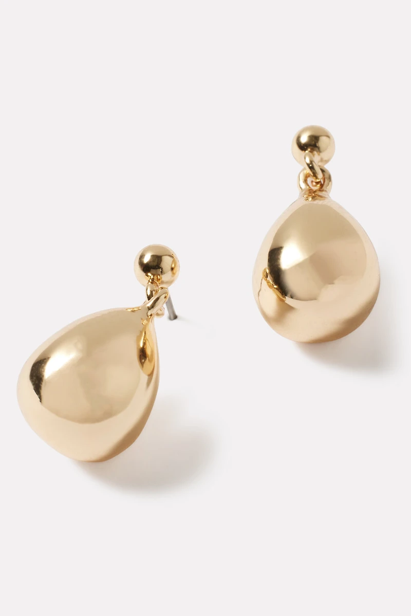 Teardrop Post Earrings