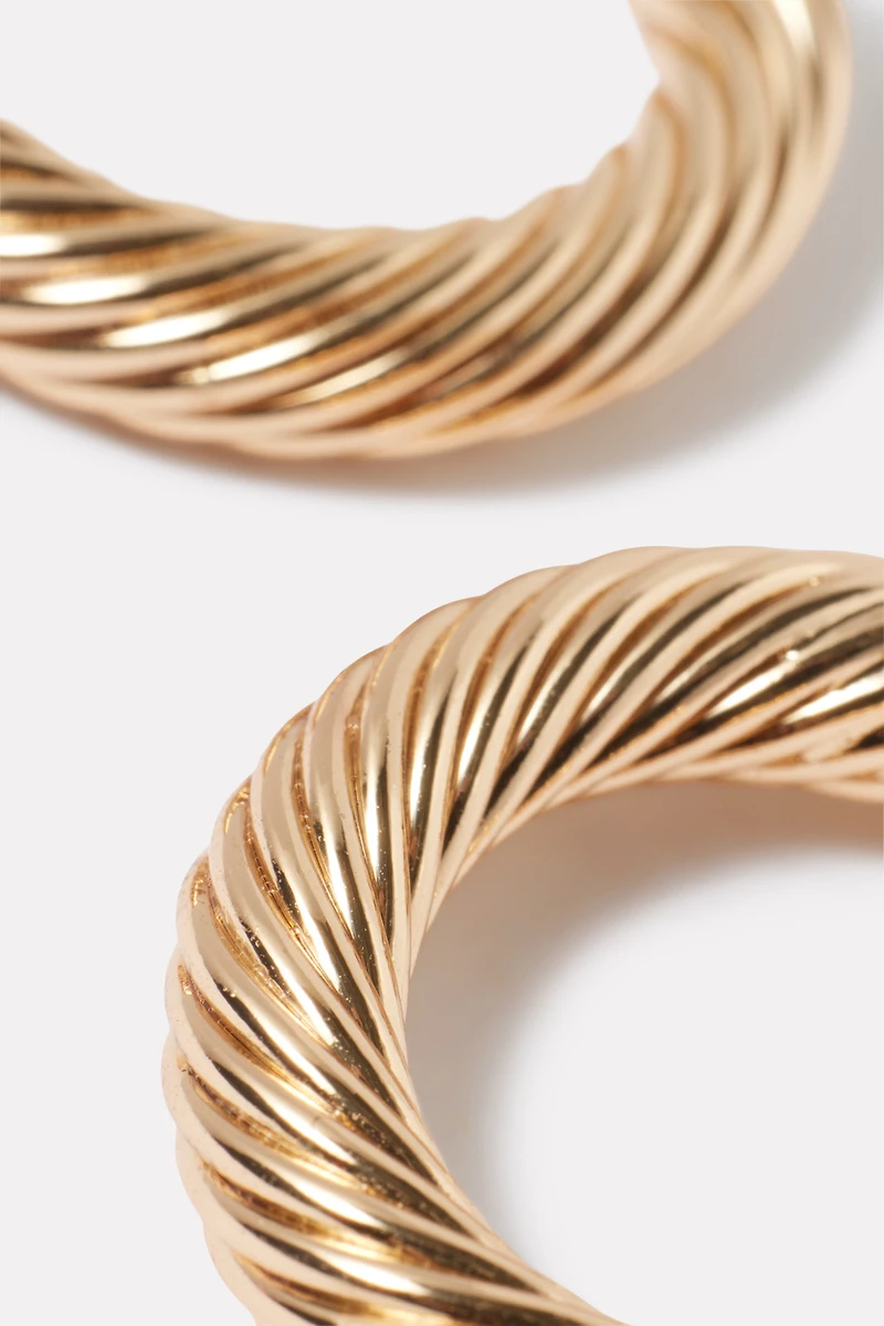 Crescent Hoop Earring