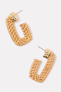 Avila Basket Weave Hoops