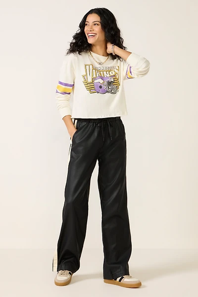 Vikings Kickoff Crop Sweatshirt