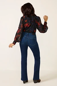 Petite Laurel Canyon Bootcut Jean 30`