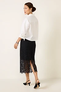 Lace Midi Skirt
