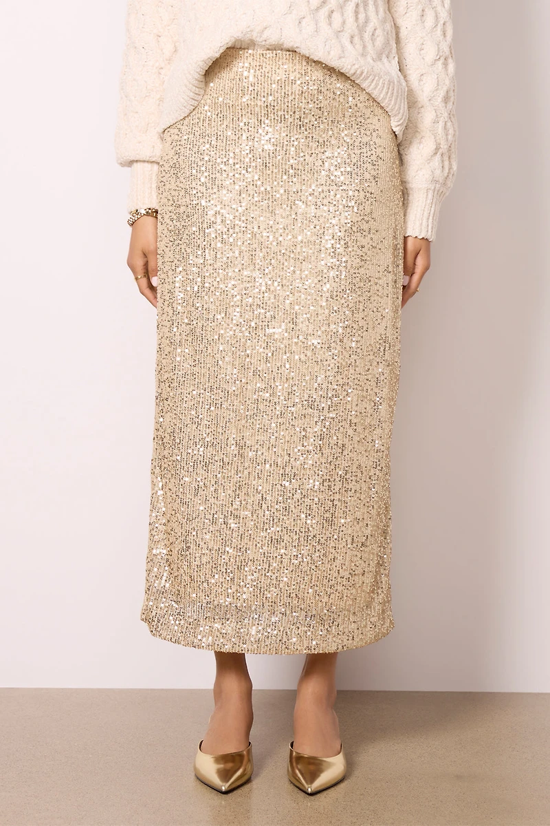 Saturn Sequin skirt