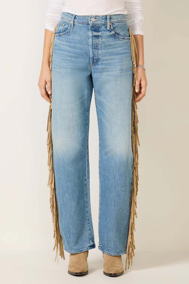 Fringe Half-Pipe Button Sneak