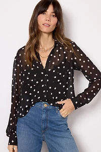 Vivienne Polka Dot Blouse