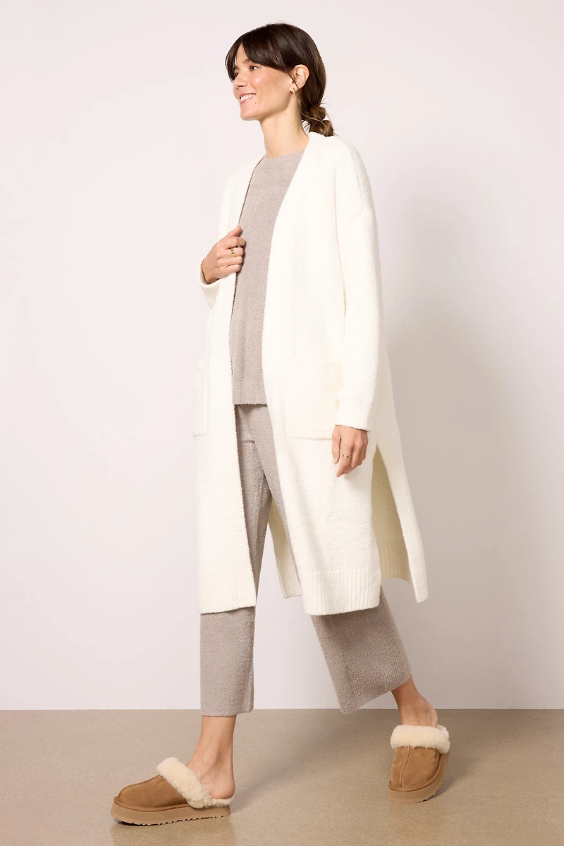 CozyChic Luxe High Slit Cardigan