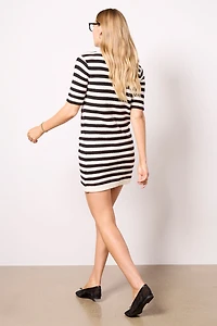 Button Front Knitted Dress