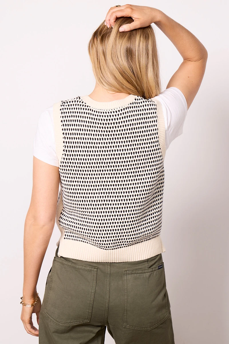 Knowles Textured Knit Vest
