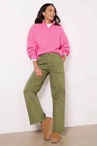 Quilted Button Up Popover