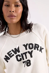 New York Reverse Slub Sweatshirt