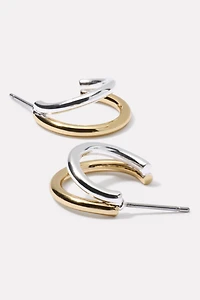 Flynn Double Hoop Earring