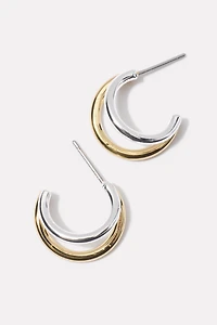Flynn Double Hoop Earring