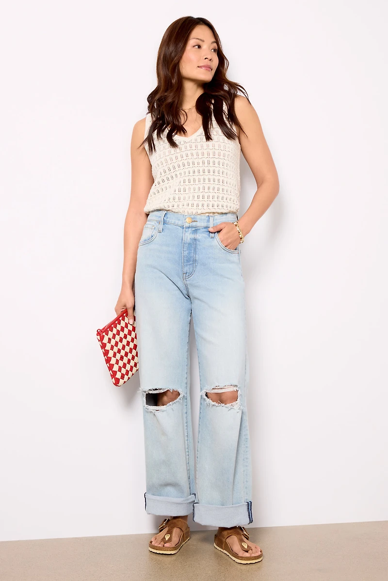 Gwen Cuff w Knee Rips
