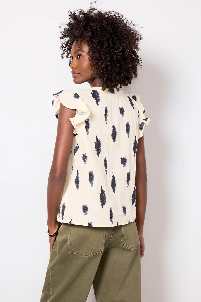 Nadia Flutter Top