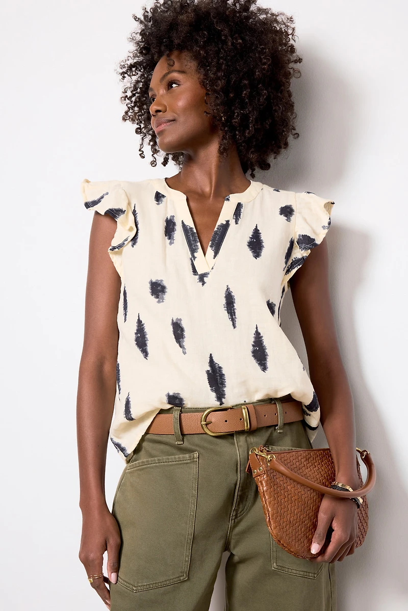 Nadia Flutter Top