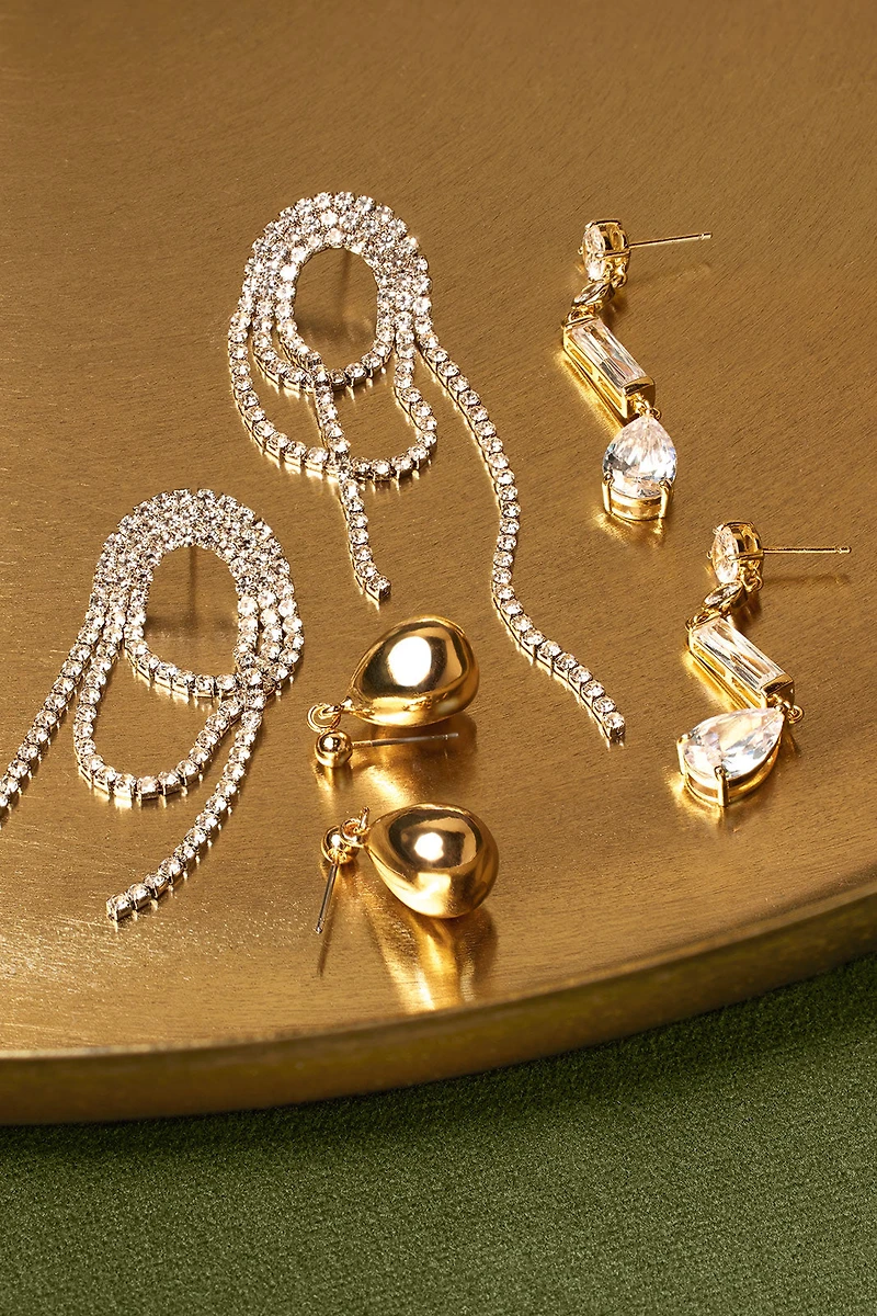 Teardrop Post Earrings