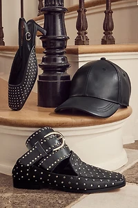 Lindy Studs Leather Pump