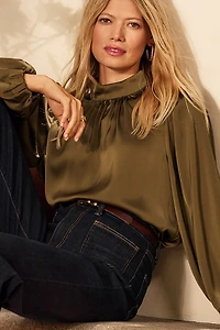 Charlotte Wide Leg w Patch Pockets Jean