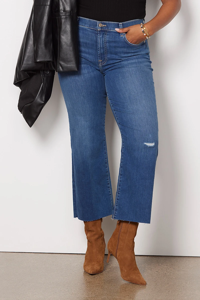 Cropped Alexa with Cut Hem