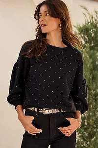 Tori Studded Sweatshirt
