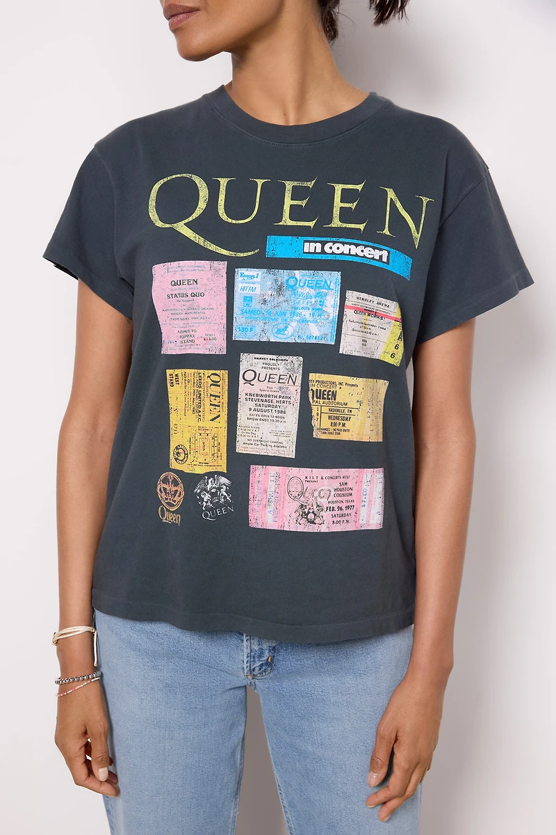 Queen Ticket Collage Tee