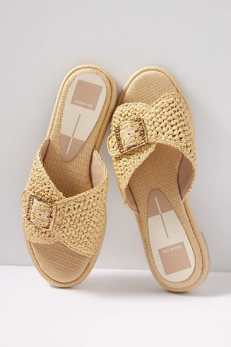 Alonzo Raffia Sandal
