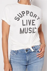 Support Live Music Tee